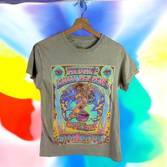 Red Hot Chili Peppers Adult Small Mars Volta San Diego S/S Cotton Concert Shirt - Picture 1 of 7